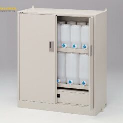Tủ đựng hóa chất lỏng (khóa trượt, ngăn kéo 2 tầng, 1100 x 480 x 1290mm) AS ONE 3-3012-01 SL-110