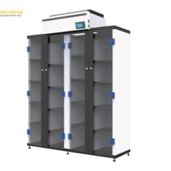 Tủ đựng hóa chất (tự làm sạch không khí, 16 kệ, ASTM standards, AFNOR NFX -211 15 -2009, 525 x 2362 x 1600mm) AS ONE 3-7758-02 NS1600-S