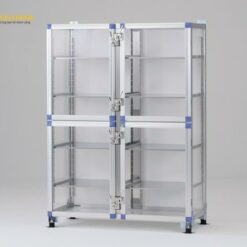 Tủ hút ẩm (8 kệ nhựa chịu lực, PMMA (acrylic), 1152 x 518 x 1586mm) AS ONE 1-2988-02 GD-WNS