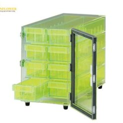 Tủ hút ẩm (8 ngăn, PMMA (acrylic), 25%RH, 270 x 568 x 419mm) AS ONE 1-4164-01 LH-PB