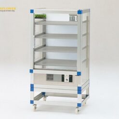 Tủ hút ẩm khô tự động (kệ thép không gỉ, 20 - 50% RH, 574 x 524 x 1135mm) AS ONE 1-5504-44 SP-BGKFN-S