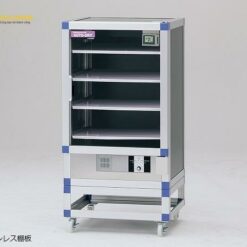 Tủ hút ẩm khô tự động (loại che ánh sáng, kệ thép không gỉ, 20 - 50% RH, 574 x 524 x 1135mm) AS ONE 1-1613-04 BGKFN-SS