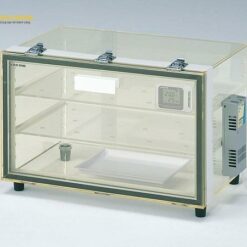 Tủ hút ẩm khô tự động (PMMA trong suốt (acrylic), 25%RH, lọc 400Nm, 530 x 345 x 335mm) AS ONE 1-5488-23 UVOL-400SA