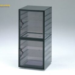 Tủ hút ẩm (nhựa AS (acrylonitrile styrene), 350 x 350 x 750mm) AS ONE 1-018-01 HW