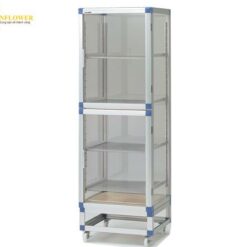 Tủ hút ẩm PET (kệ thép không gỉ, bánh xe Φ65mm Nylon, 574 x 517 x 1770mm) AS ONE 1-6003-09 S-PTS