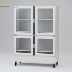 Tủ hút ẩm (Silica Gel, bánh xe Φ100mm, 1200 x 550 x 1652mm) AS ONE 1-1643-04 SPX-4