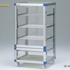 Tủ hút ẩm tiêu chuẩn BG (kệ nhựa chịu lực, bánh xe, 574 x 517 x 1085mm) AS ONE 1-5207-03 SD-BG1KP