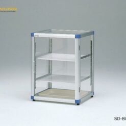 Tủ hút ẩm tiêu chuẩn BG (kệ nhựa chịu lực, chân cao su, 574 x 517 x 765mm) AS ONE 1-5208-01 SD-BG2P