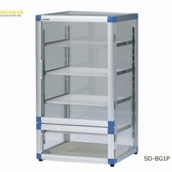 Tủ hút ẩm tiêu chuẩn BG (kệ nhựa chịu lực, chân cao su, 574 x 517 x 1020mm) AS ONE 1-5207-01 SD-BG1P