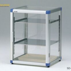 Tủ hút ẩm tiêu chuẩn BG (kệ thép không gỉ, chân cao su, 574 x 517 x 765mm) AS ONE 1-5208-02 SD-BG2S