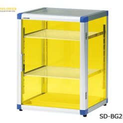 Tủ hút ẩm tiêu chuẩn BG (UVC) (kệ nhựa chịu lực, chân cao su, 574 x 517 x 765mm) AS ONE 3-6818-01 SD-BG2PU