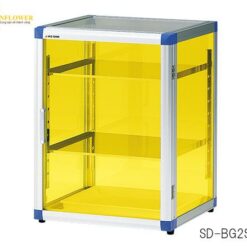Tủ hút ẩm tiêu chuẩn BG (UVC) (kệ thép không gỉ, chân cao su, 574 x 517 x 765mm) AS ONE 3-6818-02 SD-BG2SU
