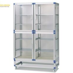 Tủ hút ẩm tiêu chuẩn Jumbo (8 kệ nhựa chịu lực, PMMA (acrylic) / nhôm, 1152 x 517 x 1765mm) AS ONE 1-5209-14 SD-WSN