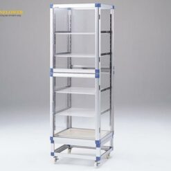 Tủ hút ẩm tiêu chuẩn (loại 2 mặt, PMMA (acrylic), 574 x 546 x 1765mm) AS ONE 1-5819-11 SDW-SP
