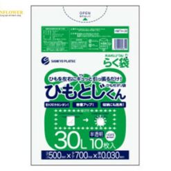 Túi Rác Có Dây (màu trong mờ, 30L, 10 Cái) SANKYO PLATEC HMTH-30