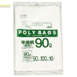 Túi rác màu trong suốt 10pcs AS ONE 7-5307-06 90L