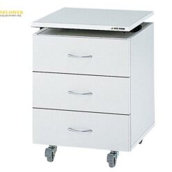 Tủ ngăn kéo di động (3 tầng, 450 x 450 x 605 to 745mm) AS ONE 3-5671-52