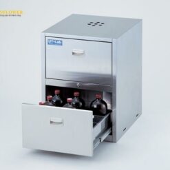 Tủ ngăn kéo đựng hóa chất bằng thép không gỉ (SUS430) (có khóa và tấm ngăn, 450 x 500 x 600mm) AS ONE 1-4024-03 SST-UT
