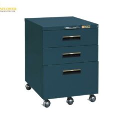 Tủ phụ bàn làm việc có bánh xe (màu xám đen, 455 x 540 x 630mm) SAKAE NW-3CBD