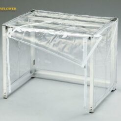 Tủ thao tác dạng nắp chụp (gập được, khung nhôm, pvc dẻo, 500 x 700 x 550mm) AS ONE 3-391-01 OKF700