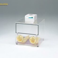 Tủ thao tác găng tay sạch (99,97% trở lên (hạt 0,3μm), PMMA (acrylic), 545 x 495 x 665mm) AS ONE 1-974-21 ACB-1AD
