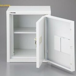 Tủ thép đựng thuốc gây nghiện (305 x 215 x 365mm) AS ONE 2-7980-02 TM-M