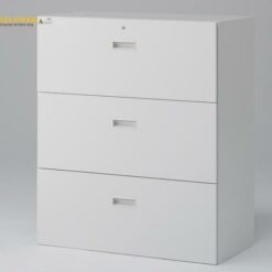 Tủ thép phòng thí nghiệm (1 cột, 3 tầng, 900 x 450 x 1050mm) AS ONE 1-3367-03 LL3-9