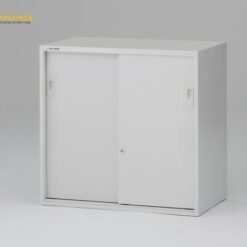 Tủ thép phòng thí nghiệm (cửa trượt, 2 kệ, 750 x 450 x 720mm) AS ONE 1-3365-01 LSS-7L