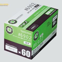 Vải lau dày kháng khuẩn (350 x 605mm, màu xanh lá cây, 60 tờ/ hộp) KAWANISHI INDUSTRY 6902G