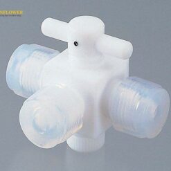 Van 3 chiều (loại kết nối, 12mm, PTFE, PFA) AS ONE 7-286-08