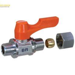 Van bi loại khớp thẳng (PT1/4 x Φ6) ASOH BR-1206