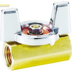 Van bi mini bằng đồng thau (1.96MPa, 8 x 1/4) Fujikin DBV-12B-BU-R