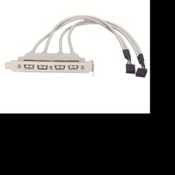 Dây cáp USB 2.0 9 Pin 2 Port to 4 Port USB