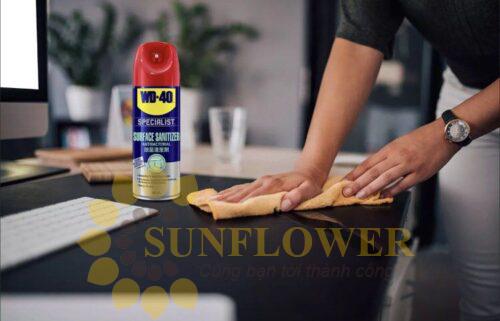 WD- 40 Surface Sanitizer- Chai Xịt Khử Khuẩn Ô Tô