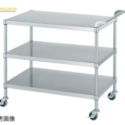 Xe đẩy 3 tầng thép không gỉ (SUS430) 750 x 600 x 800mm SINKO-LTD M03-7560-U75