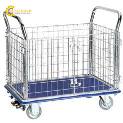 Xe đẩy hàng (có lưới chắn, chịu tải 300kg, 910 x 610 x 900mm) NK CARRY CASTER NK-307K-ST