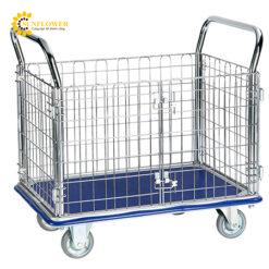 Xe đẩy hàng (có lưới chắn, chịu tải 300kg, 910 x 610 x 900mm) NK CARRY CASTER NK-307K