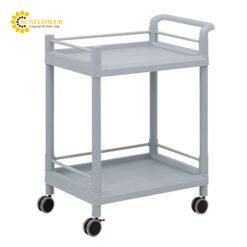 Xe đẩy hàng di động (2 tầng, có khung bảo vệ, tay cầm, nhựa PP (polypropylene), ABS, 705 x 447 x 887mm) AS ONE 3-6496-03 MSO21G