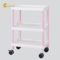 Xe đẩy hàng di động (3 tầng, nhựa PP (polypropylene), ABS, 532 x 368 x 810mm) NAVIS ME11B