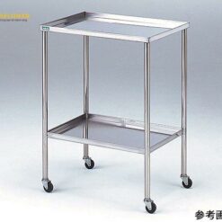 Xe đẩy hàng di động (thép không gỉ (SUS304), 600 x 400 x 800mm) AS ONE 0-901-02 550R