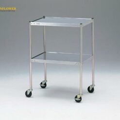Xe đẩy hàng di động (thép không gỉ (SUS430), 394 x 594 x 807mm) AS ONE 3-413-13 AN