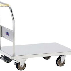 Xe đẩy hàng inox dòng New Wing có phanh chân TECHSUS NW-7545D-FB