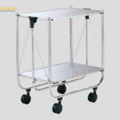 Xe đẩy hàng (loại gấp được, thép mạ crom, 690 x 400 x 720mm) AS ONE 8-4764-11 62073