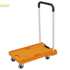 Xe đẩy hàng (màu cam, chịu tải 100kg, 600 x 390 x 815mm) ASTAGE SZD2-100-OR