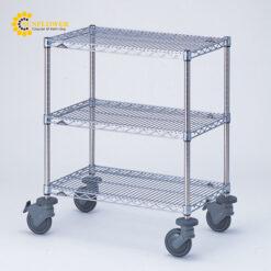 Xe đẩy hàng mini (SUS304, chịu tải 200kg, 605 x 460 x 923mm) ERECTA International NMCA