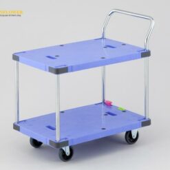Xe đẩy hàng (nhựa, chịu tải 300kg, 900 x 600 x 995mm) NANSIN DSK-304B2