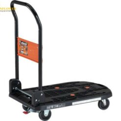 Xe đẩy hàng (nhựa nhẹ, màu đen, chịu tải 200kg, 490 x 780 x 900mm) TRUSCO NAKAYAMA MPK-720-BK-SS