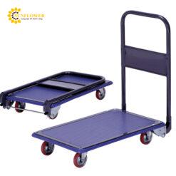 Xe đẩy hàng (thép, chịu tải 300kg, 900 x 600 x 850mm) NK CARRY CASTER WD-300