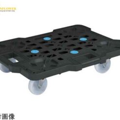 Xe đẩy phẳng dạng lưới (màu đen, 100kg, 390 x 520 x 118mm, 4 bánh xe nylon) SAKAE SCR-M400NBK