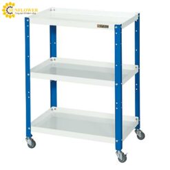 Xe goòng hạng nhẹ (màu trắng ngọc trai/ xanh dương, 600×400×810mm) SAKAE LW-608WB